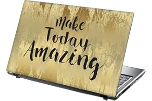 15.6 INCH TAYLORHE SKINS TaylorHe 15.6 inch 15 inch Laptop Skin Vinyl Decal with Colorful Patterns and Leather Effect Laminate MADE IN England Make Today Amazing