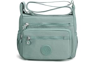 outer treasure Womens Large Crossbody Bag,Shoulder Bag with Wide Strap and Multipurpose Shoulder Nylon Crossbody Bags for Women