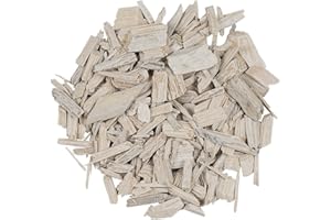 Pflanzwerk® Jardinière Planteurs Bois de décoration Bio-Wood Bois ornemental Flocons Blanc 5l *Imperméables * Protection UV * * Produits de qualité*