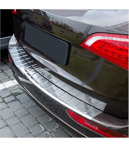 Protection Pare-chocs Arrière Audi Q5 8R (2008-2016) - Acier Inoxydable Chromé, Adhésif 3M