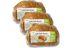 JO-LO Low Carb Bread Loaf SLICED - 0.4g Carbs/Slice - NO Wheat Flour - x 3 loaves - Order before 4pm for Next Day Delivery