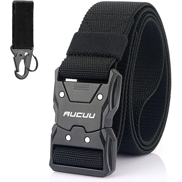 Corpower 2er Taktischer Gürtel Set – 3,8 Cm Nylongürtel Mit Schnellverschluss – Inkl. Molle-Beutel, Clip & Haken – Für Polizei, Arbeit & EDC