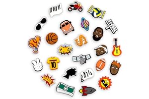 INMAKER Zapinki do butów, 100 szt., dekoracyjne, dla dziewcząt, kobiet, dzieci i mężczyzn