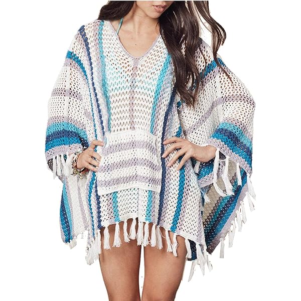 Robe Longue Kaftan Plage - Paréo Couvrant Maillot De Bain - Taille Unique En Polyester Léger - 2