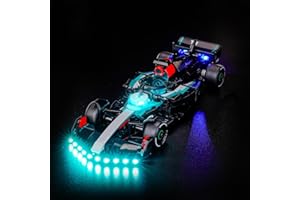 BRICKBLING Kit de iluminación LED compatible con Lego Mercedes-AMG F1 W15 Race Car 77244 (sin modelo), kit de iluminación decorativa compatible con Lego Mercedes-AMG F1 W15 Race Car Juguete creativo