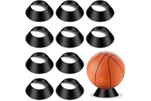 aghoer 10 pezzi di supporto per palline, souvenir, supporto per pallone da calcio, basket, pallavolo