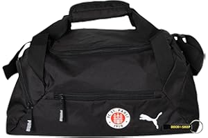 FC St. Pauli Sporttasche – Original Fanartikel – Kompakte Tasche mit Vereinslogo, Reißverschlussfächern & Schultergurt – ca. 44×24×20 cm