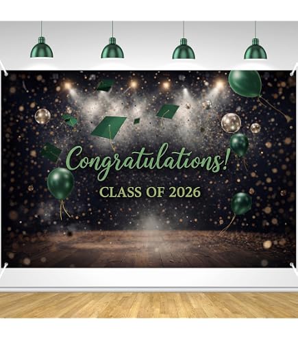 Sfondo Congratulazioni Classe 2025 - 8x6 Piedi In Poliestere Per Laurea E Feste