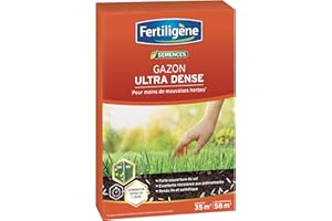 FERTILIGÈNE FERTILIGENE DENS35 - Semences Gazon Ultra Dense 875 g - Premières pousses en 1 semaine - Limite les mauvaises herbes - Rendu fin et esthétique - Excellente résistance aux piétinements - Pour 35 m²