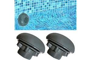 Pool Plunger Ventil Plus für oberirdischen Pool, 2 in 1 Kolbenventil Pool Ersatzteile, Pool Zubehör für Intex/Bestway/Coleman Pool, Absperrhahn für oberirdische Schwimmbecken (Filterventil x 1)