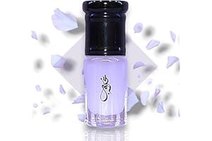 White Musk Perfume Oil Blend Fragrance (مسك أبيض) by Ghuroob Oud | 3ml Bottle Velvet Pouch Included | Sweet, Spicy, Musk Notes | Arabia Attar Perfect for Eid…