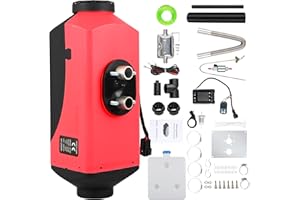 DOCAS Calentador de Aire Diésel 12 V 5 kW Calefacción Estacionaria Diésel para Coche Barcos Camiones RV Autobús（patrón 1）