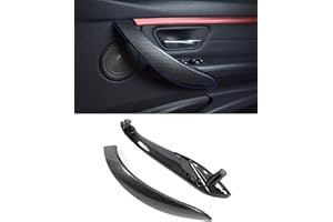 SHSBSCAR Un Par De Manijas De Puerta De Fibra De Carbono BMW F30 F32 2012-2018, Palanca Lateral Del Conductor Delantero Derecho, Apto Para BMW 3 Series 4 320i 328i 330i 428i 435i