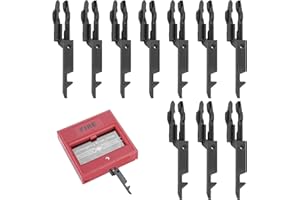 TALNITE 10 Pack Fire Alarm Call Point Test Keys, Spare Emergency Door Release Key, Durable Fire Retardant Material, Compatible with All Call Point Versions for Efficient Fire Alarm Testing and Maintenance