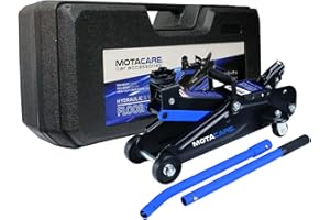 Motacare® 2 Tonne Hydraulic Floor Trolley Jack With Case for Car Van Garage