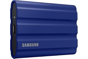 Samsung T7 Shield przenośny SSD 2 TB, USB 3.2 Gen.2 zewnętrzny dysk SSD niebieski (MU-PE2T0R/EU)