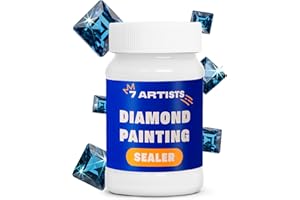 7 Artists Sigillante Diamond Painting 100 ml Trasparente – Colla Diamond Painting Fissante Lucida per Pittura Diamante, Dimond Art, Puzzle con Diamantini e Quadri con Perline | Sealer Diamanti