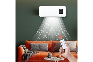 CEWIFO 2024 Mini Split AC/Heating System, Mini Split Air Conditioner and Cooling Heating Air Conditioner with Remote Control & Timer, Wall Mounted Portable Ductless Air Conditioner Fan for Home, Bedroom