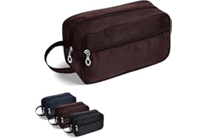 NICOLA Kosmetyczka, torba do golenia, wodoodporna, przenośna torba podróżna na pranie dla mężczyzn i kobiet, Kawa, męskie torby na przybory toaletowe