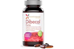 MUNDONATURAL Mundo Natural - Dibecol Forte | Levadura de Arroz Rojo Colesterol Capsulas | Levadura Arroz Rojo + Coenzima Q10 + Fitoesteroles Vegetales I 60 cápsulas