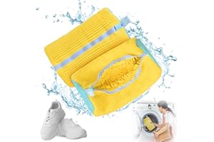 XINRONGDA Bolsa Para Lavar Zapatos Para Lavadora, Bolsa Lavadora Zapatillas Antideformación, Bolsa de Lavandería Con Cremallera, Laundry Shoe Bag Lavar para Organizador y Viajes (2Pcs)