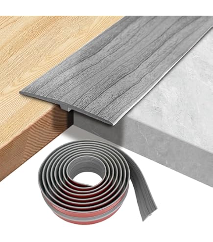 T Profil Übergangsleiste Selbstklebend - 5 Cm Breit Für Laminat & Fliesen