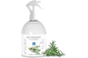 BLEU & MARINE BRETANIA Hydrolat de Romarin, Équilibre Sébum, Stimule Croissance Cheveux, Antichute Capillaire, Spray Purifiant Visage, Anti Acne et Peau Grasse, 500 ml