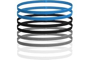 MEMOFYND 8 Teiliges Sport Stirnband Set Für Jungen, Dehnbares Fußball Stirnband Set, Dünne Stirnbänder Für Jungen, Modisch Und Bequem, Rutschfeste Haar Accessoires, Geeignet Für Laufen, Fußball, Yoga Und Mehr.