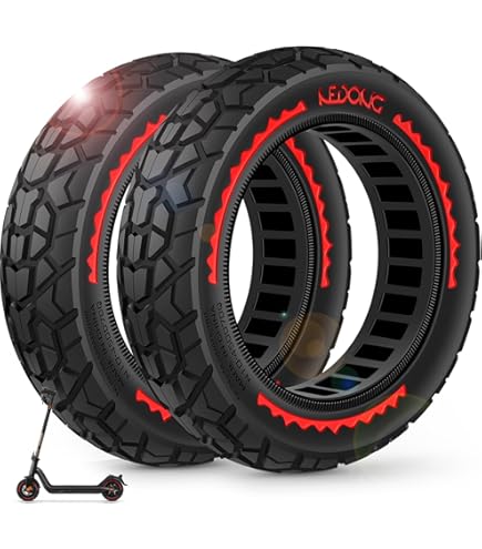 BABEJIA 2PCS 50/75-6.1 Wielen, Upadate met je Scooter met 8 1/2 x 2 Vervangende Band, 8.5 Scooterbanden Binnenbandloos Compatibel met Xiaomi 3/3 Lite/Pro 2/M365/1S, Gotrax GXL V2/XR/APEX