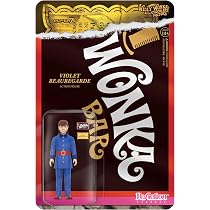 Super7 Willy Wonka Reaction Figures W1 Violet Beauregar: Amazon.de ...