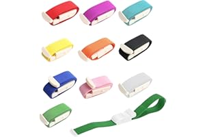 XZSKD 10pcs Tourniquet, Torniquetes, Tourniquets for Nurses, Torniquetes Medical, Equipped with A Quick Release Buckle and Latex Free Polyester Elastic Band, Outdoor First Aid for Adults and Children