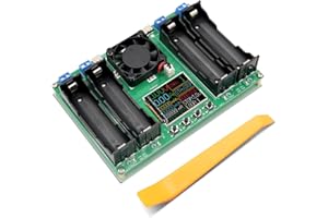 4 canali 18650 Tester di capacità della batteria AYWHP Capacità della batteria Tester di resistenza con tipo C display LCD per batteria al litio 18650