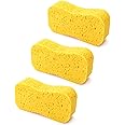 QWORK® 3 Packs Car Wash Sponges, Cleaning Sponge, Car Sponges For Washing, Super Absorbent,23 * 11 * 4.5cm