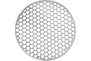 REACHMALL Filet de barbecue rond en acier inoxydable pour barbecue, pour extérieur, jardin, camping, , randonnée, cuisine (30 cm)