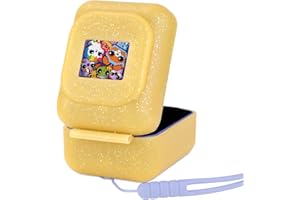 GAGA CITY Guscio di Silicone per Bitzee Cucciolo Digitale, Compatibile solo con Bitzee Versione Viola (Oro)