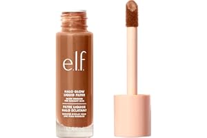‎E.L.F. e.l.f. Cosmetics Halo Glow Liquid Filter, Illuminating Liquid Glow Booster For A Radiant Complexion, Infused With Hyaluronic Acid, 6 Tan - Deep (31,5ml)