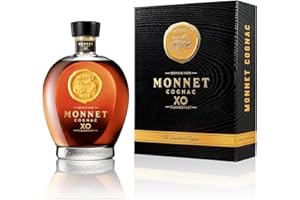 Monnet XO I Cognac aus Frankreich I Gold Meiningers International Spirits Awards I mit Geschenkverpackung I vollmundig luxuriöser Geschmack I 40% Vol. I 0,7 Liter