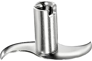 bamix Accessorio lama per carni e verdure per tutti i frullatori a immersione bamix, Inserto tritacarne e verdure per alimenti crudi e cotti, Acciaio inox