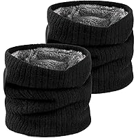 Cache-cou Polaire Pour Enfant – 2 Pièces Noir Et Gris, Idéal Pour L’hiver, Le Ski, La Moto Ou Les Jeux Dehors