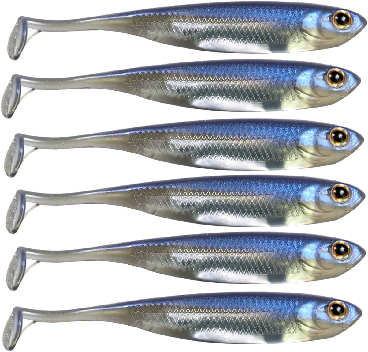 QualyQualy Señuelos de Vinilos de Pesca Spinning Mar Senuelo Black Bass Blandos senuelos de Pesca Cebos Artificiales de Pesca Pare Lucio Trucha 7cm 8cm 10cm 12,5cm