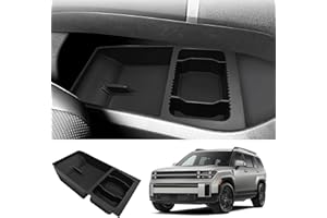 ‎FDAIUN FDAIUN Kompatibel mit Hyundai Santa FE 2024 Mittelkonsole Aufbewahrungsbox Organizer Tray für Armlehne Organizer Mittelarmlehne Handschuhfach Zubehör