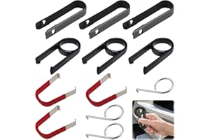 Grosion 12Pcs Wheel Bolt Cap Cover Removal Tool,Universal Wheel Nut Cover Removal Tool,Wheel Cap Removal Tool, Tweezers Bolt Nut,for Most Types Cars Wheels