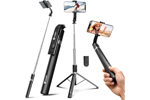 Tygot T9 Selfie Stick Tripod, 67 Inch (170CM) Reinforced Tripod for Mobile Phone, Multi-Functional Bluetooth Long Selfie Stick for Travel,Vlogging,Compatible with iPhone and All Smartphones