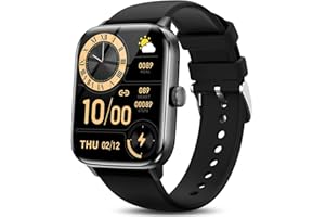 zaisia Smartwatch Uomo Donna, 1,91'' Orologio Smartwatch con Effettua/Risposta Chiamate, 100+ modalità Sportivo Smart Watch con Contapassi/Cardiofrequenzimetro, IP68 Fitness Tracker per Android iOS