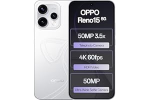 Oppo Reno15 5G (Glacier White, 8GB RAM, 256GB Storage) with No Cost EMI/Additional Exchange Offers
