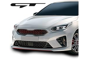 FINEST FOLIA K136 - Juego de 2 Protectores de Pantalla para Logotipo/emblemas Delanteros y Traseros Adhesivos Resistentes al Lavado de Agua Grande, Accesorios para automóviles, Color Negro Brillante