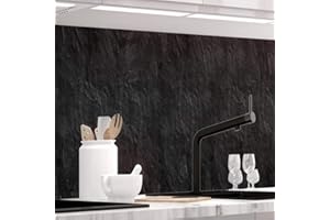 StickerProfis Küchenrückwand selbstklebend Pro Schiefer 60 x 400cm DIY - Do It Yourself PVC Spritzschutz