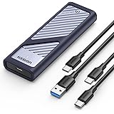 UGREEN Case Esterno per SSD M.2 NVMe PCIe USB C 3.2 Gen 2 10Gbps UASP, Case Disco Rigido 2TB M/M&B Key, Case Hard Disk con Ca