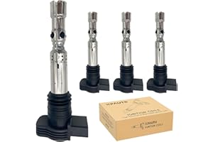 NPAUTO Ignition Coil Pack compatible with 1.8L 1.8T Audi A4 A6 TT Turbo Quattro, VW Beetle Golf Je-tta Passat 2001 2002 2003 2004 2005 2006, Set of 4