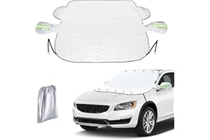 AdrreyuFny Parasol Coche Delantero, Protector para Parabrisas Protector de Parabrisas Coche con Magnético Protege de UV Sol Lluvia Nieve Viento Hielo Adaptación Todos los Climas (148 * 120cm)